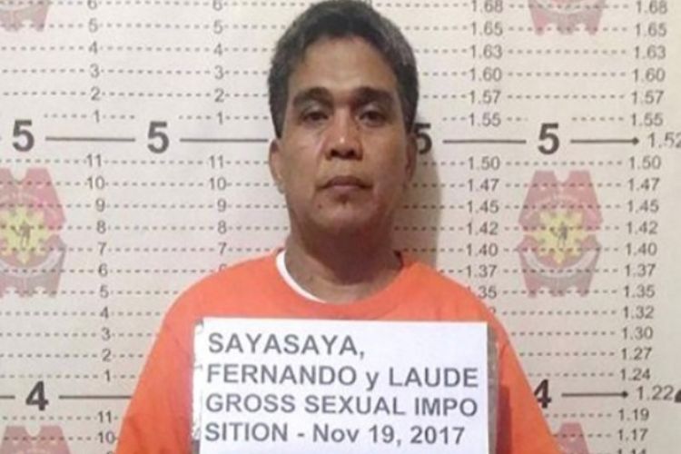 Gambar Fernando Sayasaya, pastor asal Filipina yang dituduh melakukan pelecehan seksual kepada dua anak laki-laki di bawah umur di Dakota Utara saat dekade 90-an
