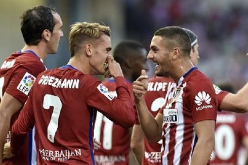 Atletico Madrid Buka La Liga dengan Kemenangan