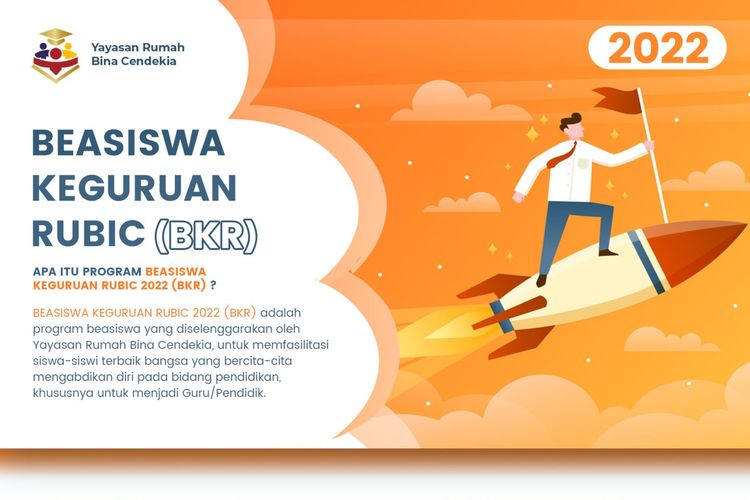 Informasi Beasiswa Keguruan Rubic (BKR) 2022.