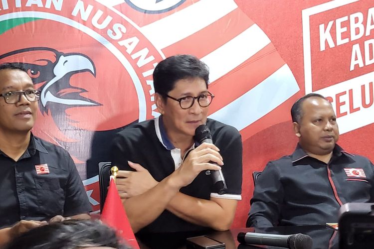 Bendahara Umum Partai Kebangkitan Nusantara (PKN) Mirwan Amir di kantor DPP PKN, Menteng, Jakarta, Kamis (13/7/2023). 