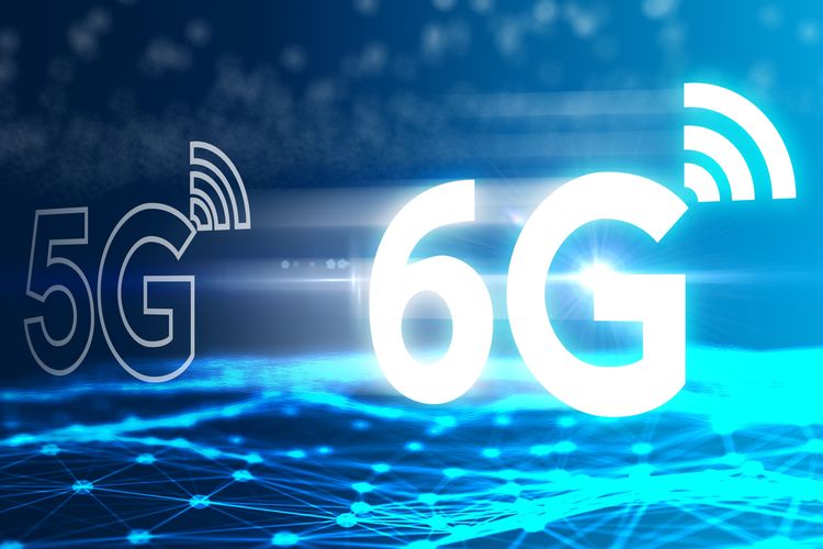 Ilustrasi logo 6G.