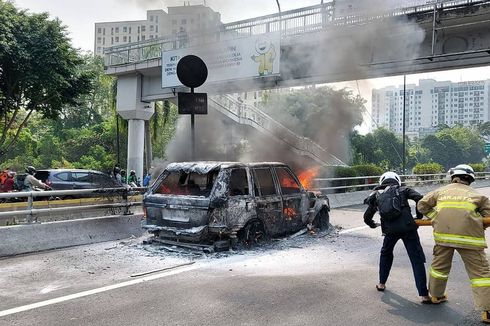 Range Rover Hangus Terbakar di Tol, Pahami Ciri Mobil Akan Terbakar
