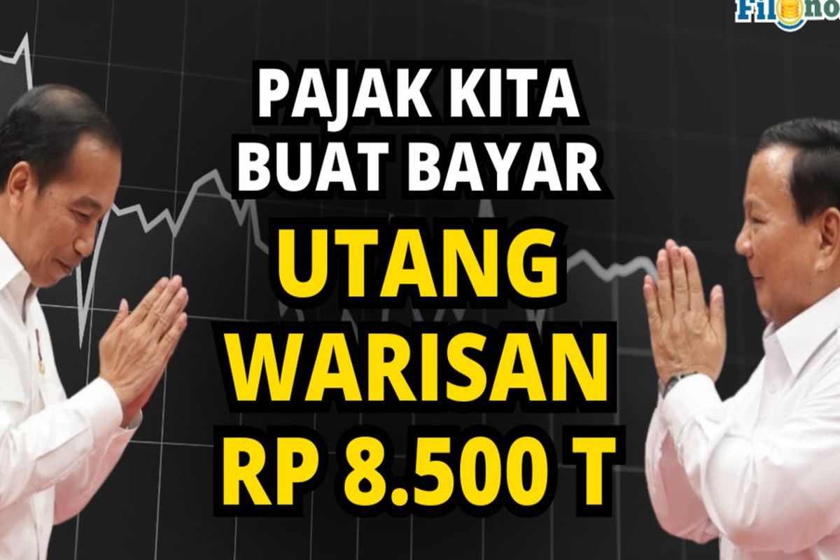 FILONOMICS: Warisan Utang Jokowi ke Prabowo Rp 8.500 Triliun, "Alarm" buat  Kelas Menengah