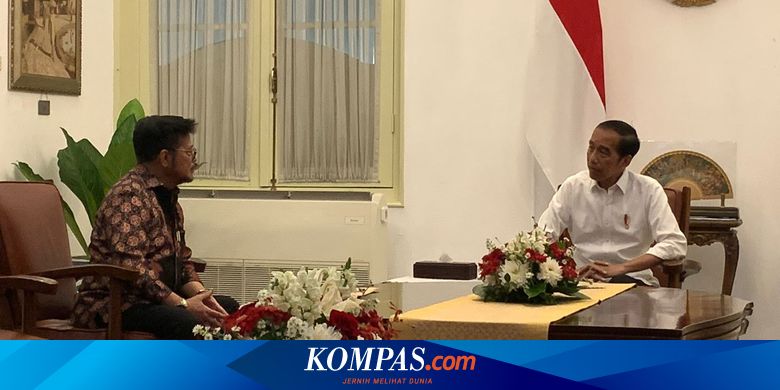 Di Hadapan Jokowi, Syahrul Yasin Limpo Mengaku Akan Kooperatif Ikuti Proses Hukum