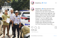 Parkir di Atas Trotoar, Mobil Ben Joshua Diderek Dishub DKI