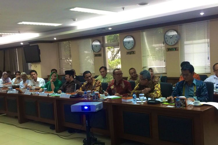Rapat Kerja (Raker) Dewan Perwakilan Daerah (DPD) dengan Menteri Pertanian di Jakarta, Rabu (5/7/2017)