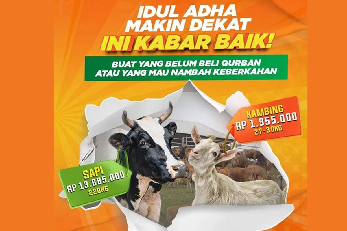 Promo flash sale dari Global Qurban digelar sampai Senin (18/7/2021)