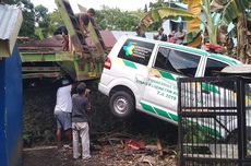 Teriakan Pasien Bikin Ambulans Terguling di Tanjakan, Bagaimana Ceritanya?