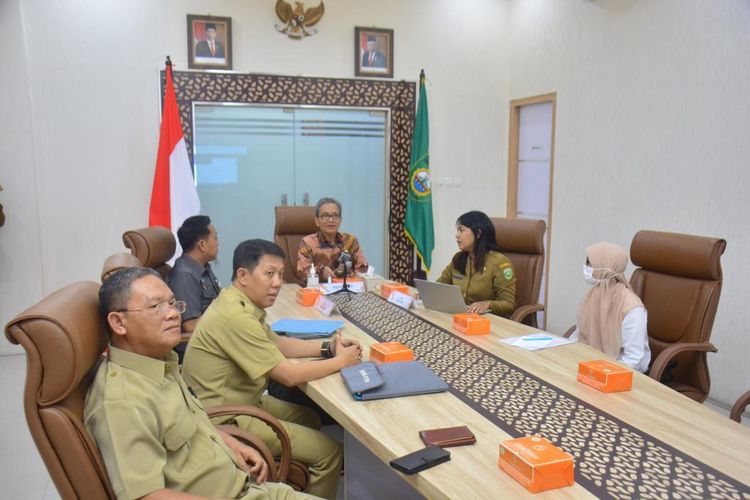 Peluncuran JET-CR Platform Communities of Practice yang digelar Kementerian Perencanaan Pembangunan Nasional/Badan Perencanaan Pembangunan Nasional (Bappenas) di Command Center, Kamis (10/8/2023).