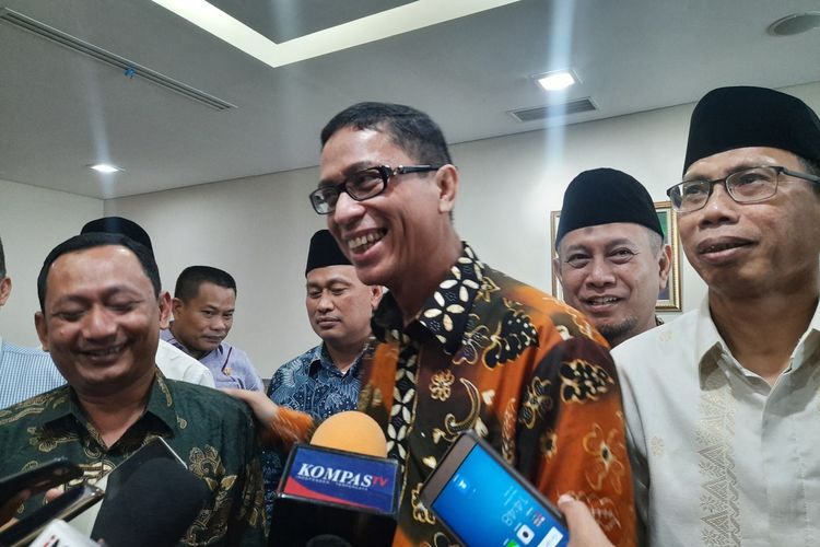 Cawagub DKI Jakarta dari PKS Nurmansjah Lubis, di ruang fraksi PKB-PPP, Gedung DPRD DKI, Rabu (5/2/2020)