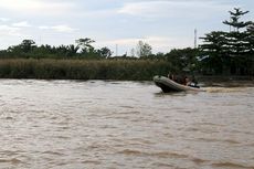 Penambang Pasir Hanyut Terseret Arus di Aliran Sungai Krueng Meurebo