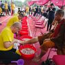Ribuan Umat Budha Sambut Biksu Thudong di Ungaran, Bahagia Bisa Basuh Kaki Mereka