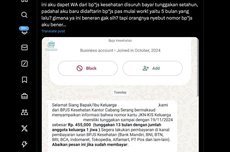 Benarkah BPJS Kesehatan Mengirim Tagihan via Pesan WhatsApp