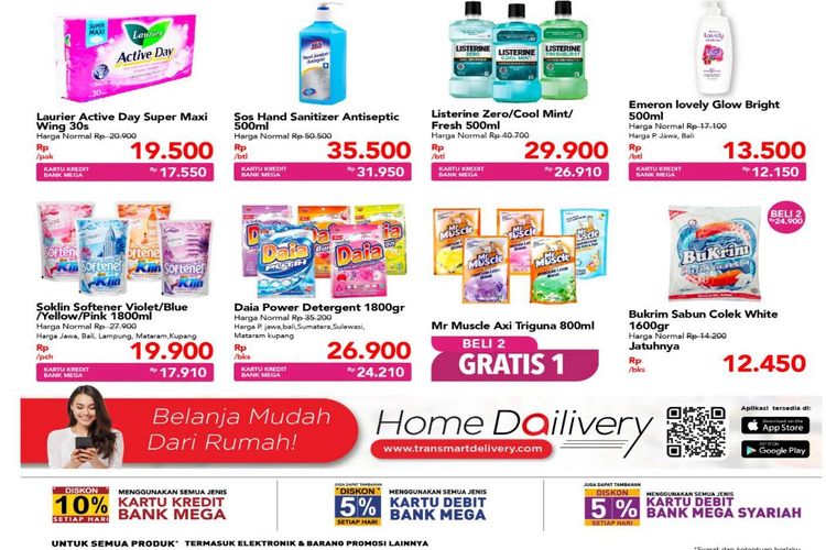 Katalog Promo Transmart periode 12-16 November 2021.