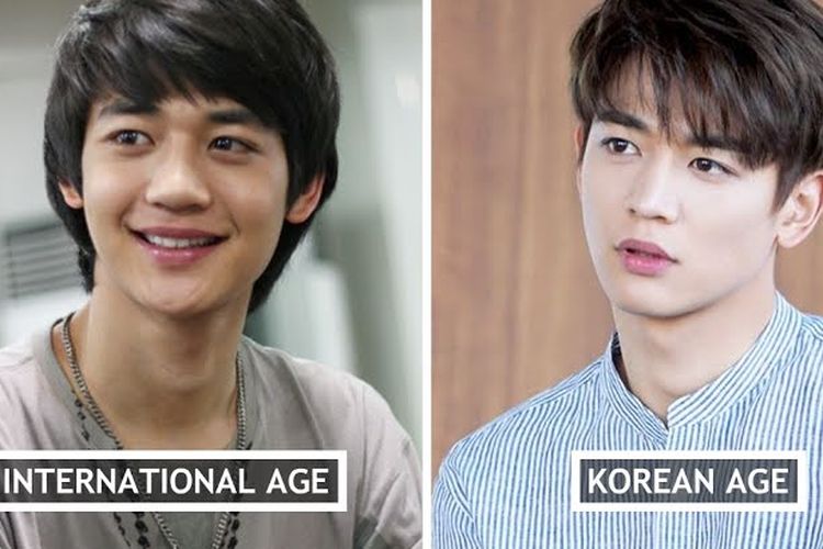 Perbedaan usia Korea Selatan dan Internasional