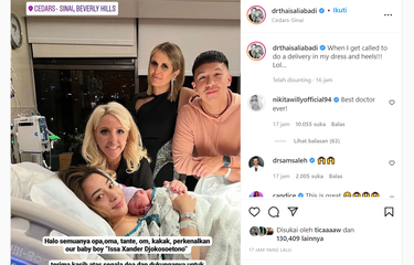 Dokter Thais Aliabadi Unggah Momen Bantu Persalinan Nikita Willy ...