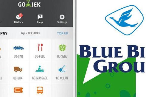 Sinergi Blue Bird dan GO-JEK Tingkatkan Kapasitas Kedua Perusahaan