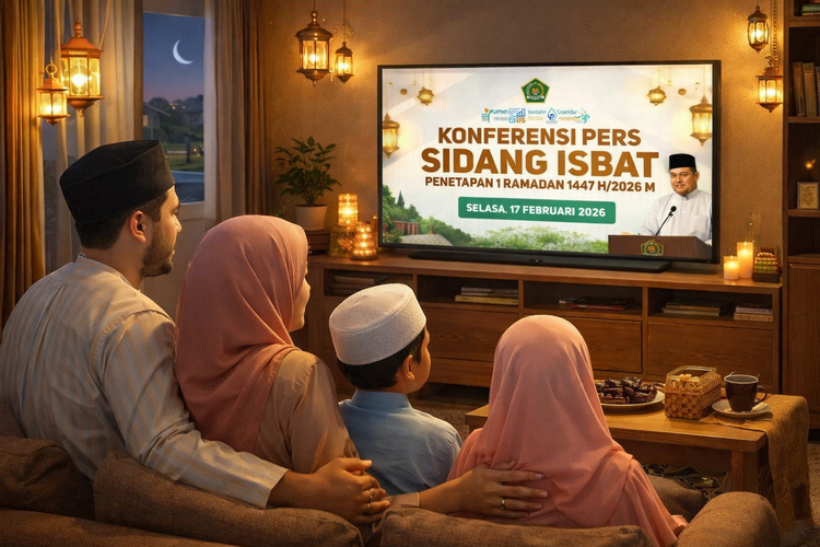 Masyarakat yang menunggu kepastian awal Ramadhan 2026 dapat mengikuti rangkaian sidang isbat awal puasa Ramadhan 1447 H hingga pengumuman resmi melalui link live streaming  berikut.