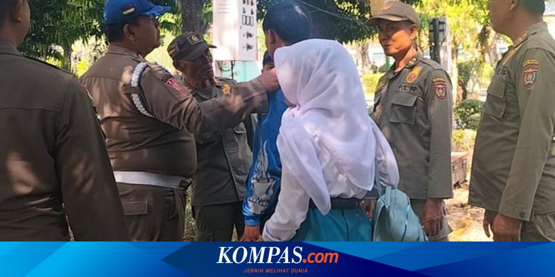 Bermesraan di Taman Hijau Ngawi Saat Jam Sekolah, 2 Siswa Asal Bojonegoro Diamankan Satpol PP
