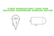 Cara Menghitung Luas dan Keliling Gabungan Bangun Datar