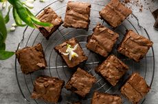 Resep Fudgy Brownies, Nyoklat dan Teksturnya Chewy