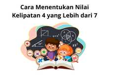 Cara Menentukan Nilai Kelipatan 4 yang Lebih dari 7