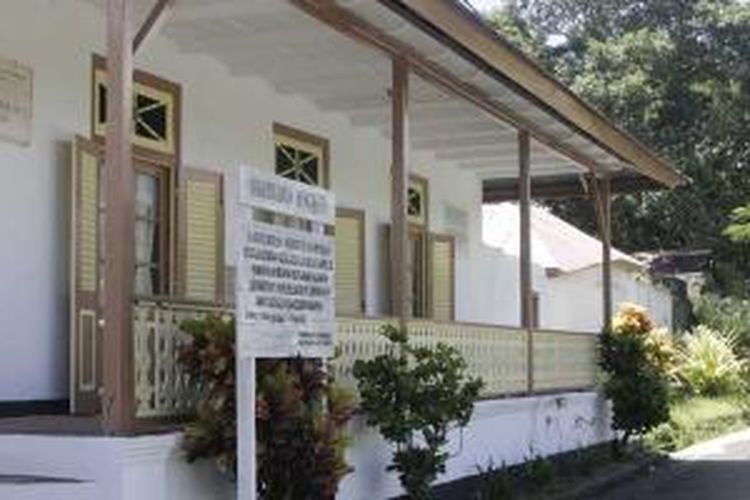 Rumah pengasingan Mohammad Hatta di Pulau Banda Naira, Provinsi Maluku.