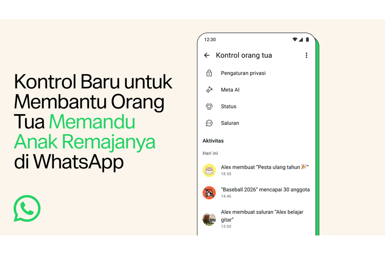 Fitur Baru WhatsApp Bantu Orang Tua Lindungi Anak Remaja, Begini Cara Kerjanya