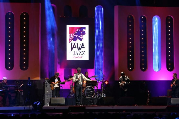Manna Trio tampil di panggung Java Jazz Festival yang digelar di JIExpo Kemayoran, Jakarta Pusat, Sabtu (4/3/2017).