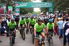 Sepeda Nusantara Palu Diminati Ribuan Pegowes