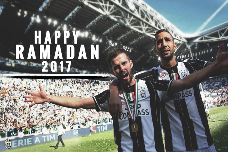 Klub asal Italia, Juventus, turut menyampaikan selamat menjalankan ibadah puasa pada bulan Ramadhan bagi para penggemarnya.