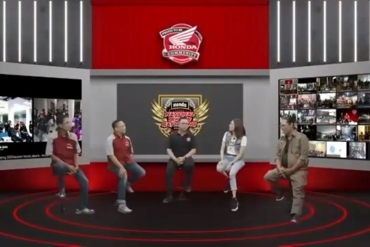 Ribuan bikers Honda gelar virtual gathering