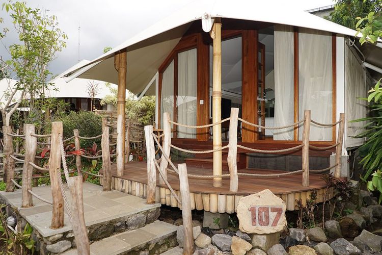 Penginapan Oak Tree Glamping Resort di Batu, Jawa Timur.