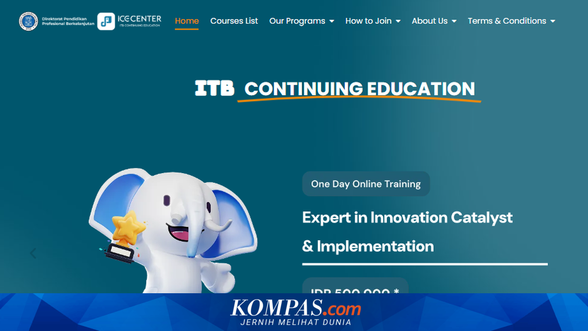 Program Sertifikasi ICE Microcredential ITB, Bisa Belajar Materi Spesifik dengan Dosen