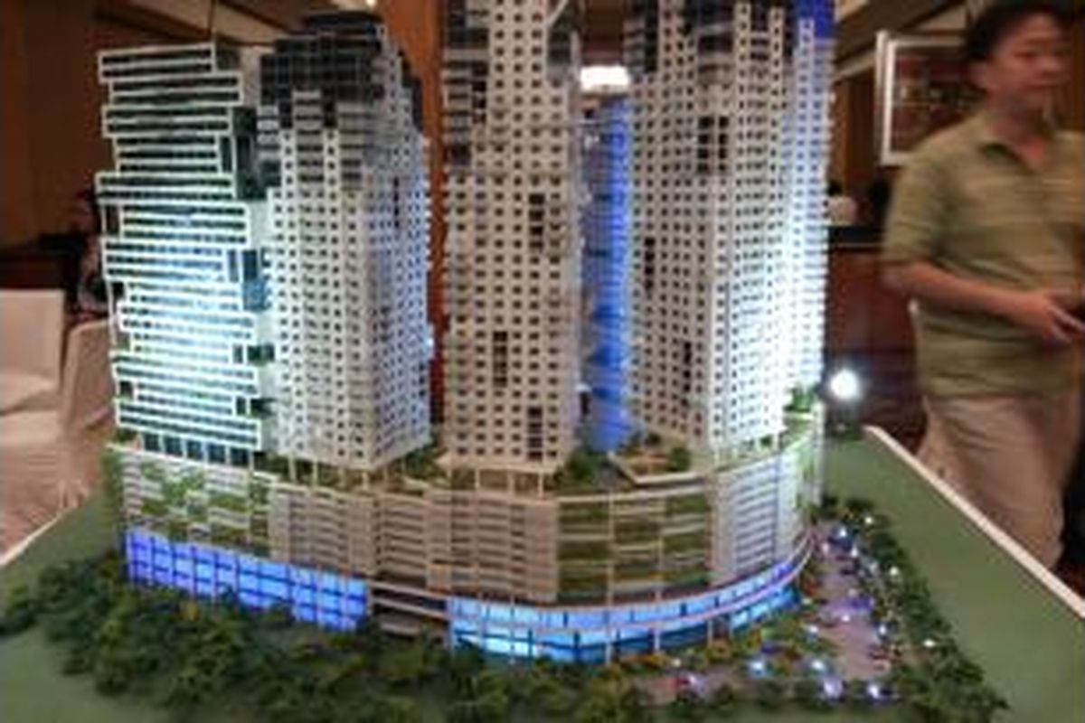 Rencana pembangunan sebuah apartemen baru di kawasan Tangerang. 