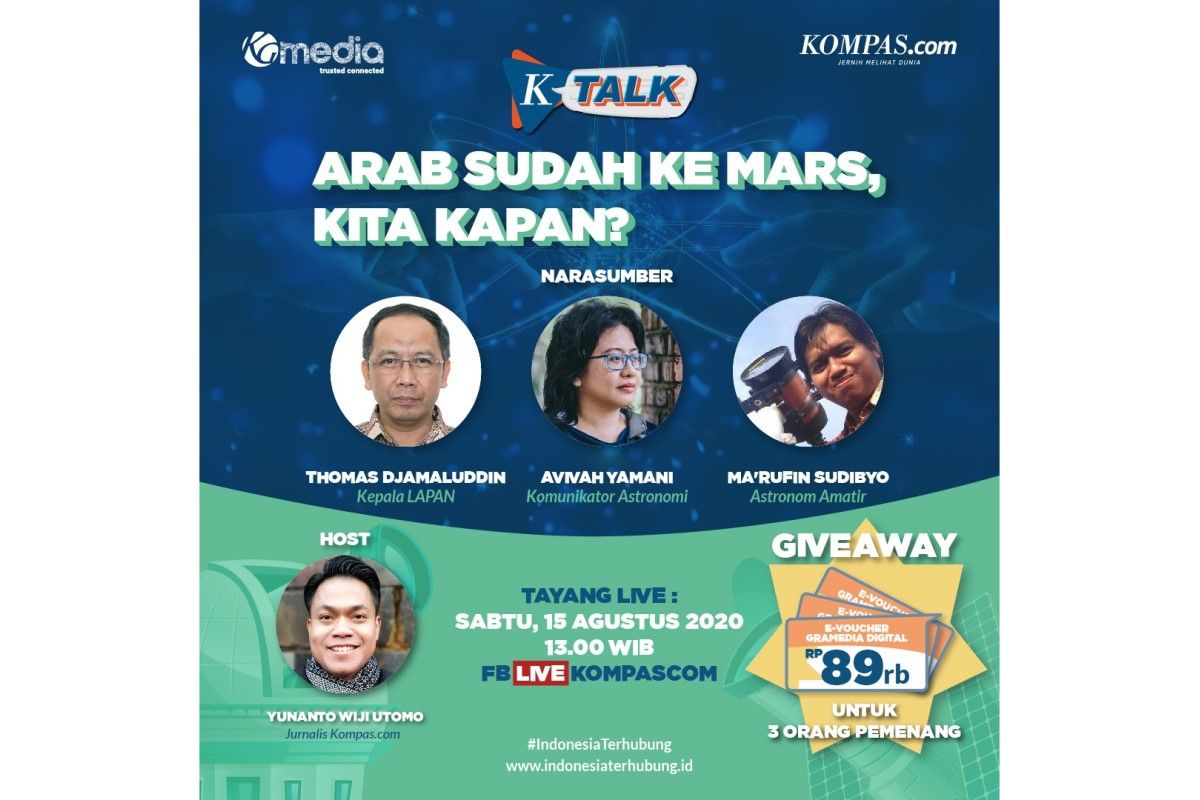 K-Talk: Arab Sudah ke Mars, Kita Kapan?