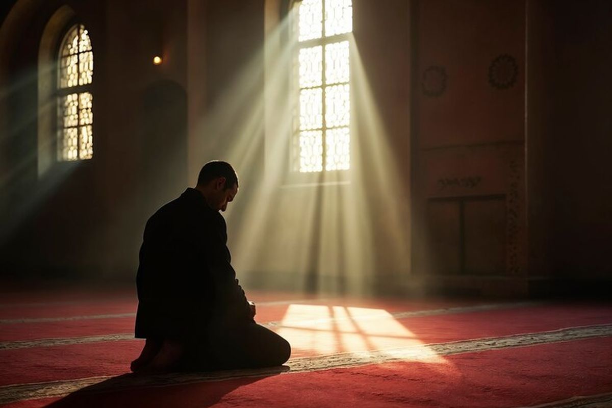 Ilustrasi shalat.