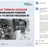 Surat Terbuka untuk Jokowi: Situasi Pandemi Covid-19 Saat Ini Sudah Genting!