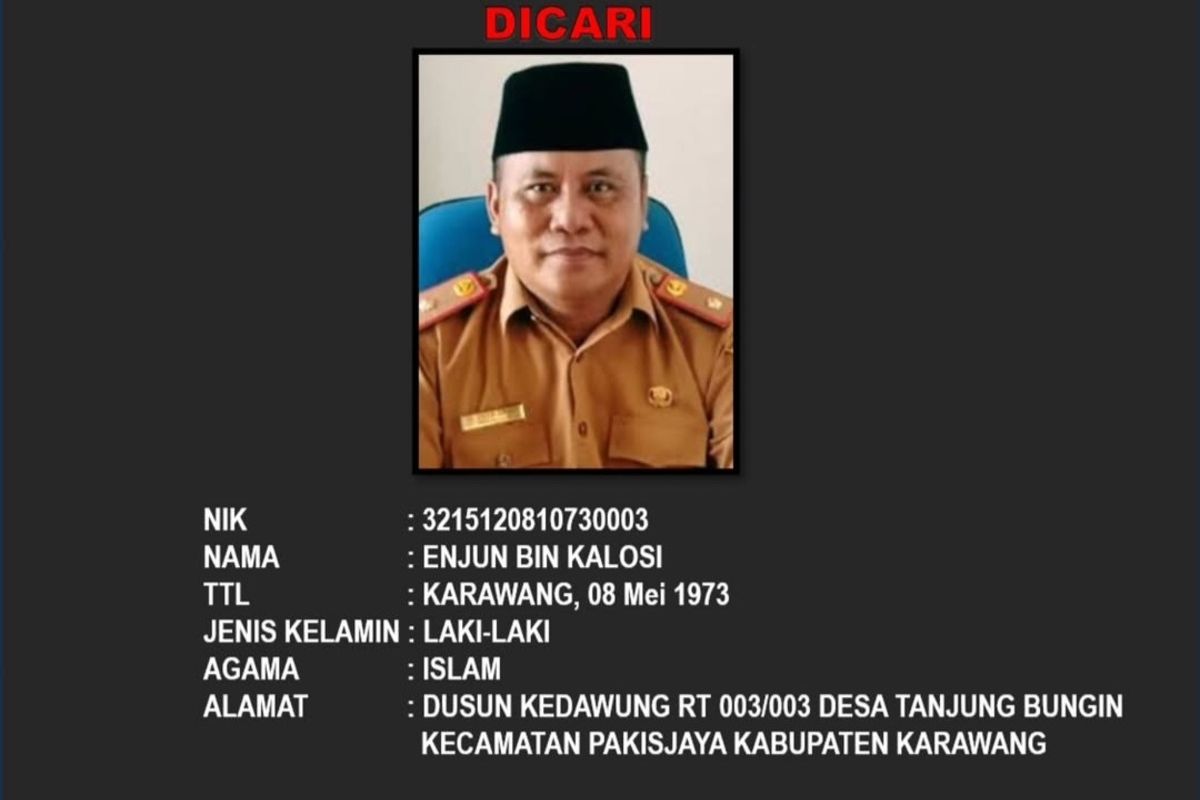 Kades di Karawang Masuk DPO Terkait Penggelapan Uang Sewa Lahan