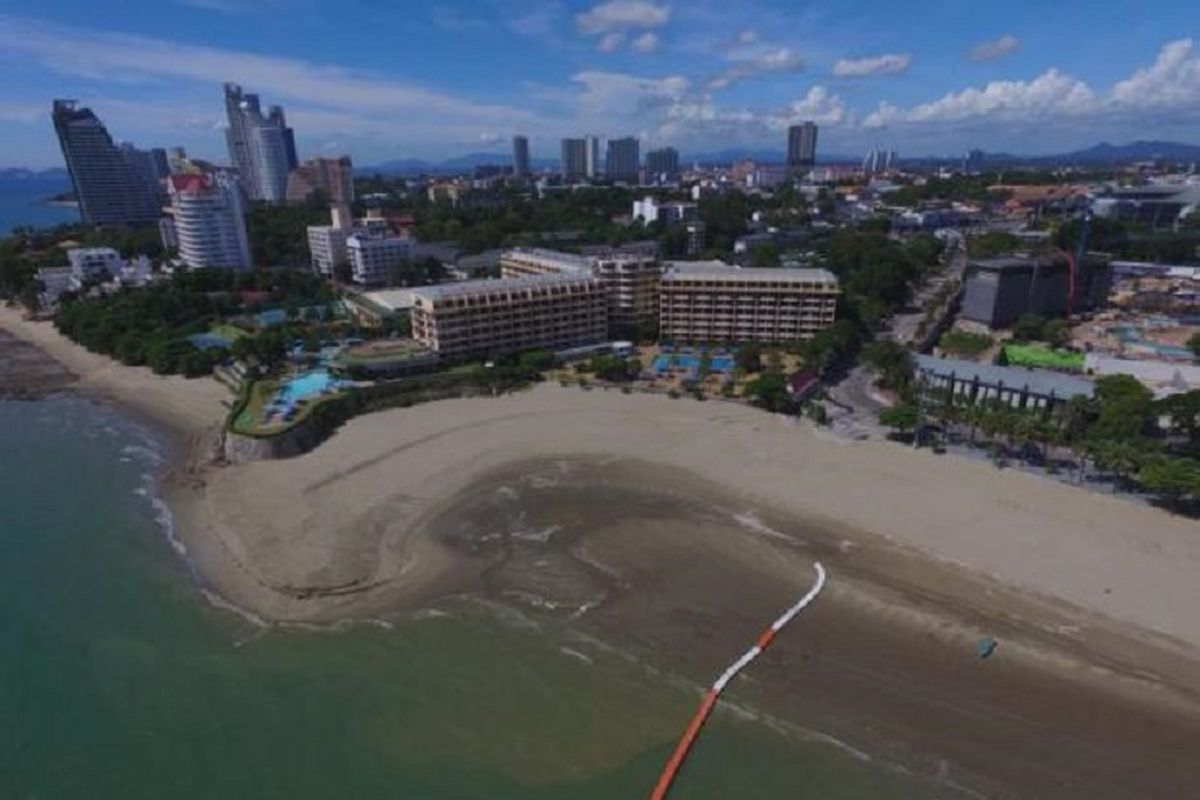 Kawasan Pantai Pattaya, Thailand.