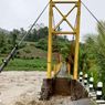 Jembatan Gantung Stanmelo di Wonosobo Putus akibat Diterjang Banjir
