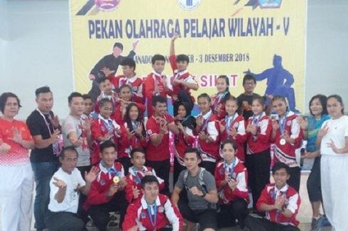 Raih 18 Emas, Sulut Juara Umum Pekan Olahraga Pelajar 2018