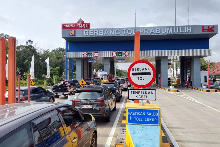 Arus Balik Memuncak, Lalu Lintas Tol Trans Sumatera Melonjak hingga 184,20 Persen