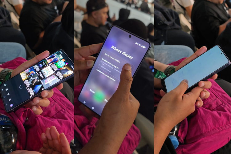 Saya Tak Lagi Khawatir Layar HP Diintip Saat Konser Berkat Fitur Samsung Ini