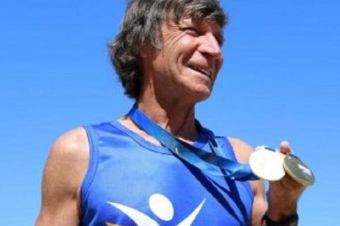 Kakek Berusia 71 Tahun Bersiap Ikut Lomba Maraton Ke-5 Tahun Ini