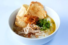 Resep Bubur Ayam Sukabumi, Pakai Beras Wangi