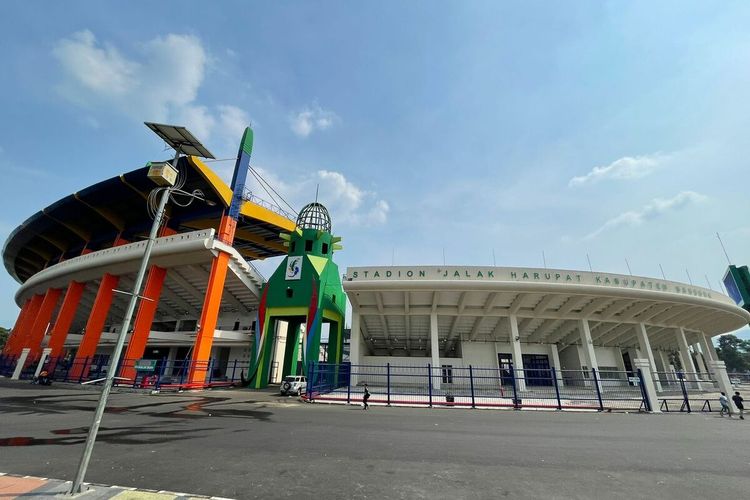Stadion Si Jalak Harupat, Soreang, Kabupaten Bandung bakal dikunjungi oleh Presiden Jokowi pada Rabu (12/7/2023) besok