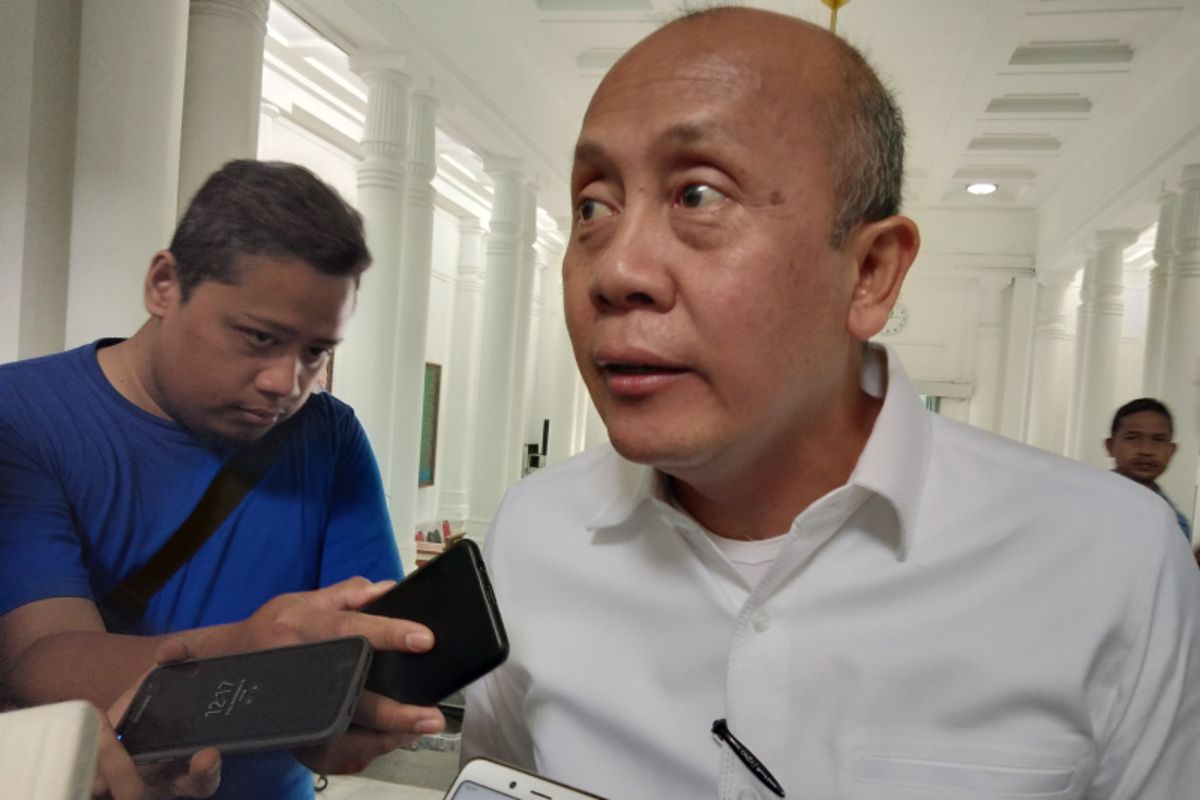 Anggota Komisi II DPR RI Saan Mustopa saat ditemui usai bertemu Gubernur Jawa Barat Ridwan Kamil di Gedung Sate, Jalan Diponegoro, Kota Bandung, Kamis (19/12/2019).