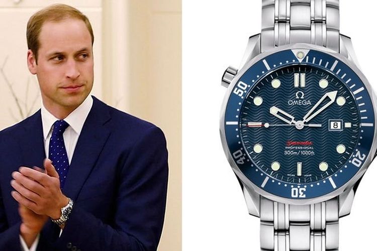 Pangeran William memakai jam tangan Omega Seamaster Professional 300M Mid-Size