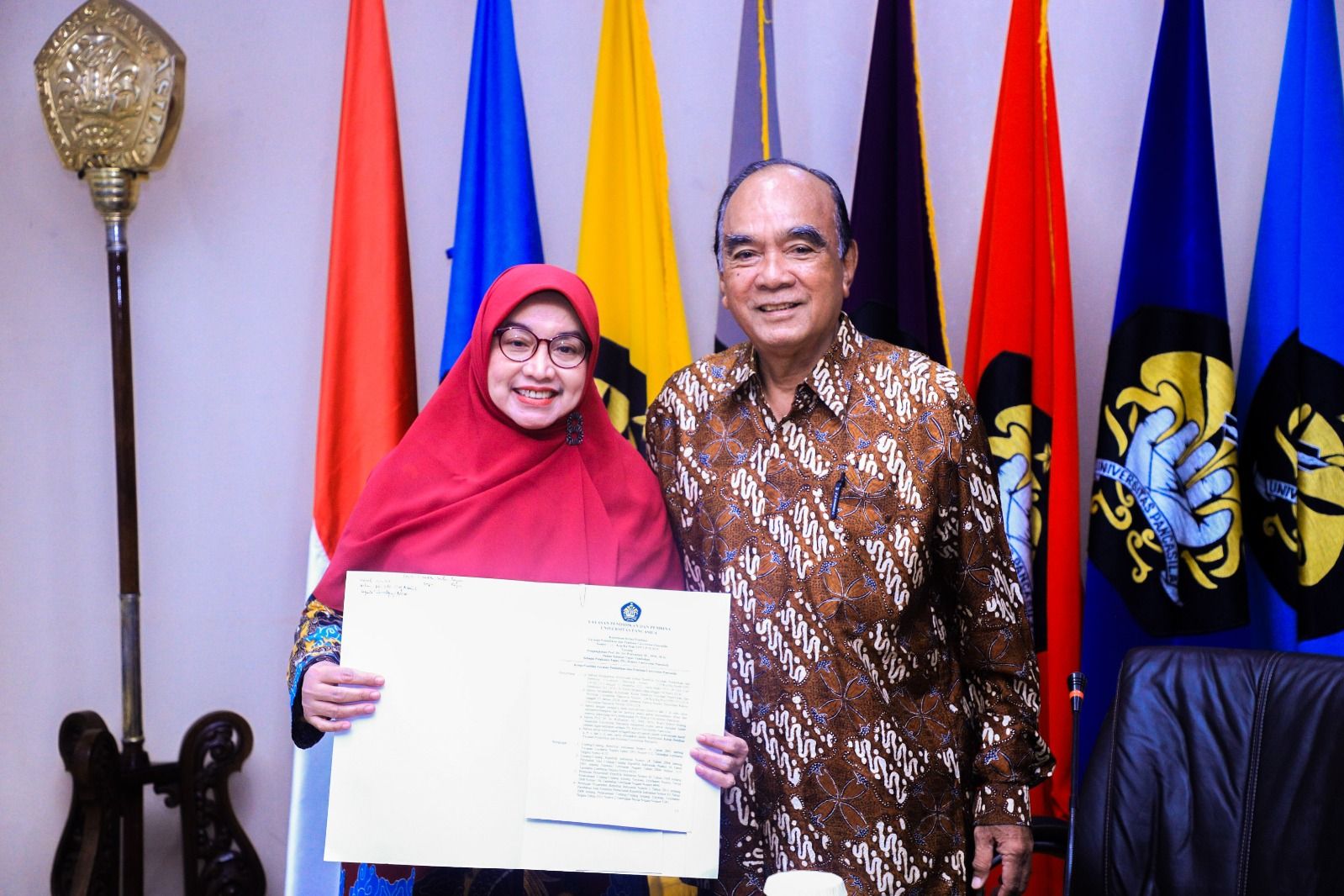 Prof. Sri Widyastuti Dilantik Jadi Plt. Rektor Universitas Pancasila